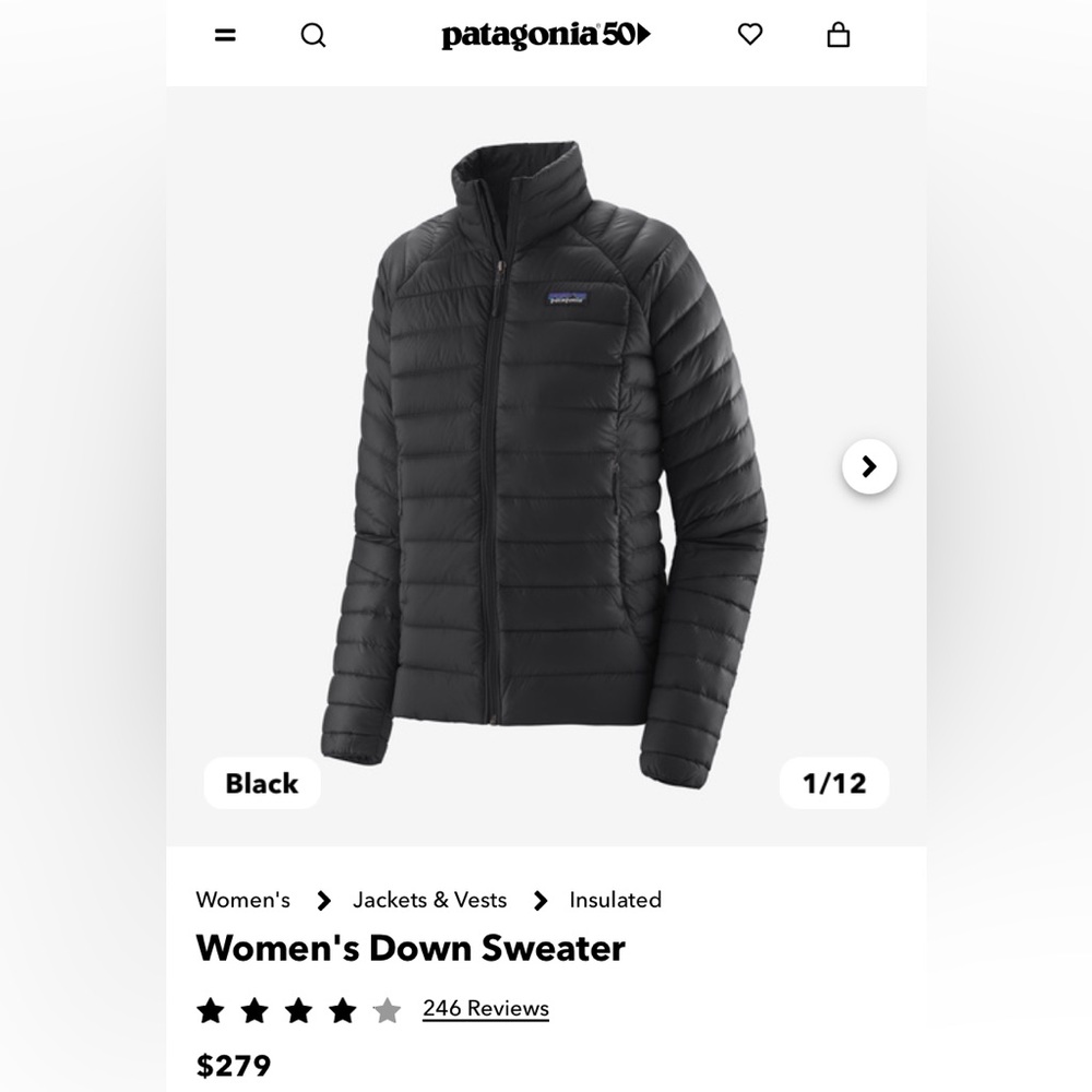 Women's Down Sweater Puffy Coat